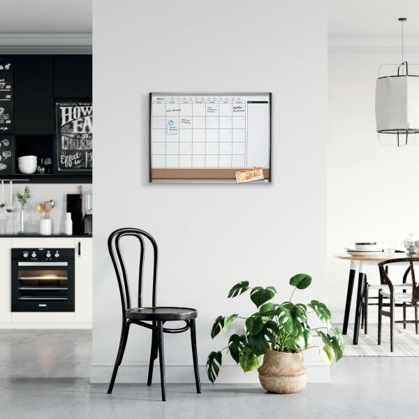 Nobo Monthly Whiteboard Planner & Cork Board - Image 4