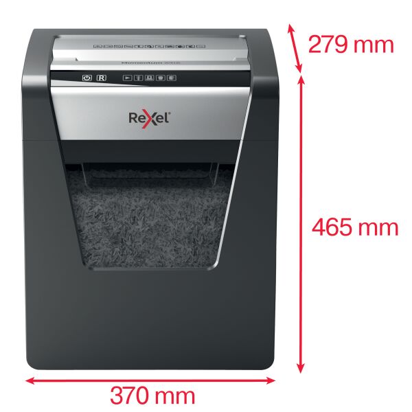 Rexel Momentum X415 Cross Cut P4 Paper Shredder - Image 5