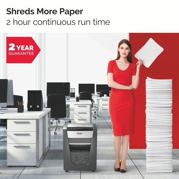 Rexel Momentum X415 Cross Cut P4 Paper Shredder - Image 3