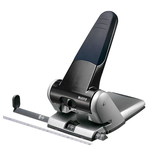 Leitz 5180 NeXXt Heavy Duty 2-Hole Punch- Silver