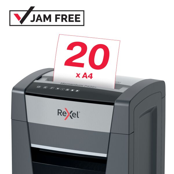 Rexel Momentum Extra P420+ Cross Cut Shredder - Image 4