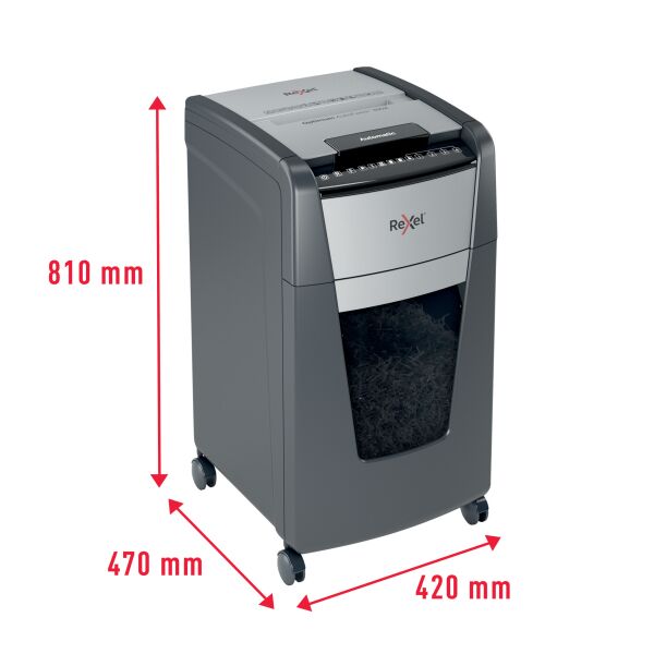 Rexel Optimum AutoFeed+ 300X Cross Cut Shredder - Image 6