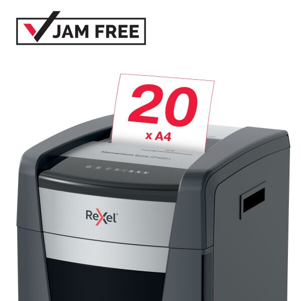 Rexel Momentum Extra XP420+ Cross Cut Shredder - Image 3