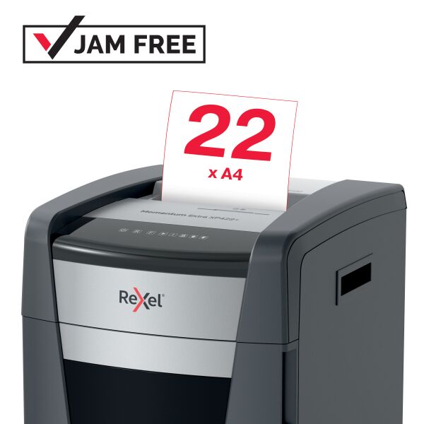 Rexel Momentum Extra XP422+Cross Cut Shredder - Image 4