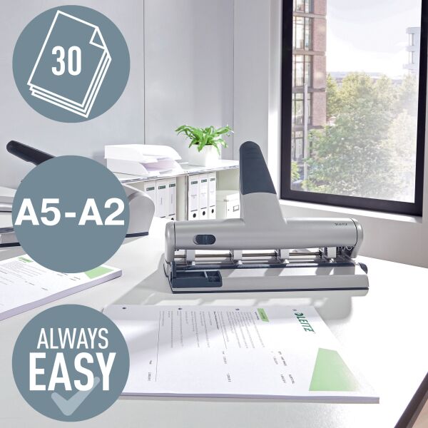 Leitz AKTO 5114 Variable Multi-Hole Punch - Image 5