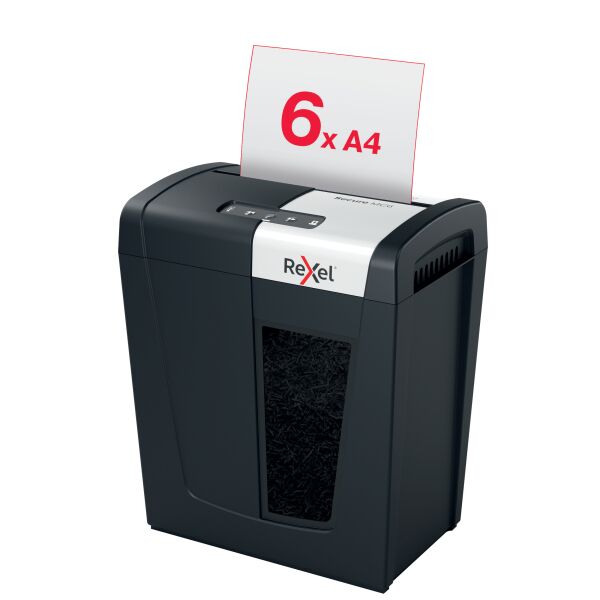 Rexel Secure MC6 Whisper-Shred P5 Paper Shredder
