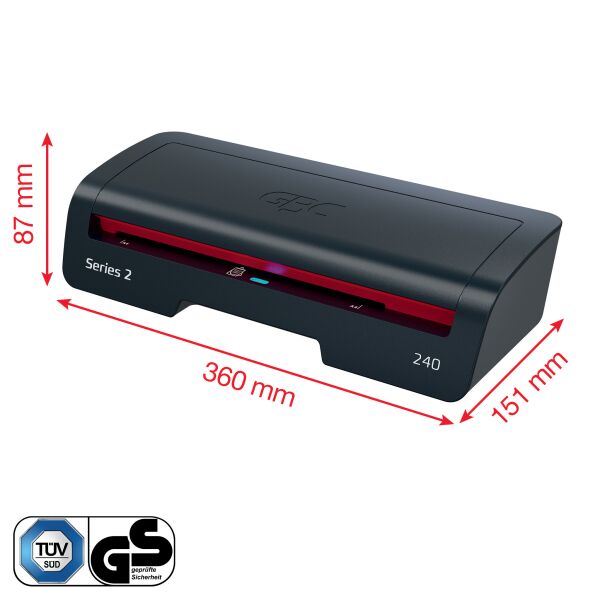 GBC 240 Home Office A4 High Speed Laminator - Image 9