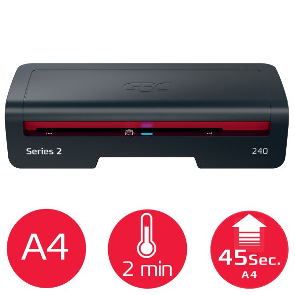 GBC 240 Home Office A4 High Speed Laminator - Image 5